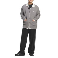 Adidas Originals REFINED LUXE Sweaters Men’s Gray/White Lapel Moderate KS2907