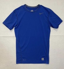 Nike Pro Dri-Fit Mens Athletic T-Shirt Sz. Large Short Sleeve Solid Blue