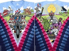 GRATEFUL DEAD-MOTO SAM-BEARS-TERRAPIN-2 Sd TIE DYE T-SHIRT M,L,XL,2X-3X,4X,5X,6X