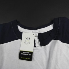LAT – Live and Tell Short Sleeve Shirt Men’s Navy New with Tags L