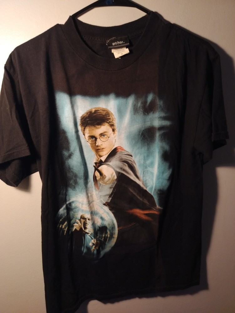 Vintage 2005 Harry Potter Order Of The Phoenix Movie Promo Shirt M Voldemort