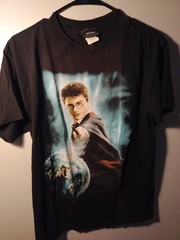 Vintage 2005 Harry Potter Order Of The Phoenix Movie Promo Shirt M Voldemort