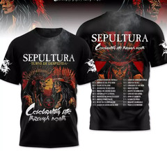 Hot Sepultura Turne De Despedida Full Sizes S-5XL Shirt AOP 3D Tee TD1559
