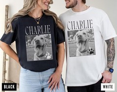 Custom Pet Photo Personalized Pet Lover Comfort Tee Gift Shirt