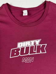 Men’s Dirty Bulk Man Sport T-Shirt Pink Size XL