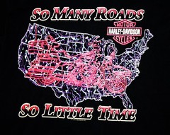Harley Davidson Mens T-Shirt So Many Roads So Little Time Daytona Florida Size M