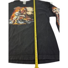 Y2K Legend Never Dies Motorcycle Eagle Wolf Biker Motorcycle Long Sleeve XXL
