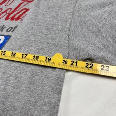 Coca-Cola NASCAR Graphic T-Shirt Mens Medium Gray Delta Pro Weight Racing Tee
