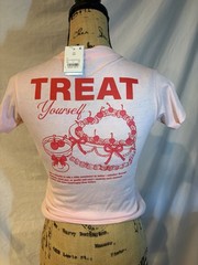 mighty fine shirt pink XXS treat yourself