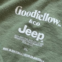Goodfellow & Co Jeep Joshua Tree Green Graphic Print Tee XL Crew Neck Cotton