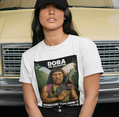 Dora The Destroyer T SHIRT Funny Danny Trejo Machete Parody Joke Comedy Pun TEE