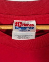Vintage 90s Ronald McDonald Clown Face T Shirt Hanes Heavyweight 50/50 Red XL