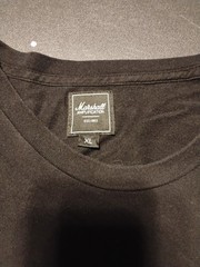 Marshall Amplification Black T-Shirt XL Guitar Amps Official Merch