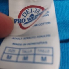 Delta Pro Weight Blue Graphic Adult “Sorry My Country Manners Are Broken Sz Med