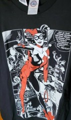 Harley Quinn DC Comics Retro Black T Shirt – M, L ,XL – NWT/SHIPFAST