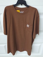 Mens CARHARTT Lightweight Short-Sleeve Pocket 1889 Graphic T-Shirt 2XL