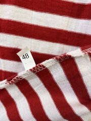 VINTAGE Breton Stripe Sailor Shirt Mens XS Tank Top Military Russian Telnyashka