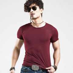 La Camisa De Manga Camiseta Corta De Algodón Para Hombres Verano Casual Cuello V