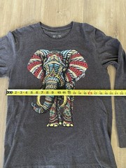 Riot Society Men Medium Vibrant Elephant Graphic T-Shirt Short Sleeve Tribal USA