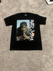 Philcos Tupac Shakur Poetic Justice Black Graphic T-Shirt