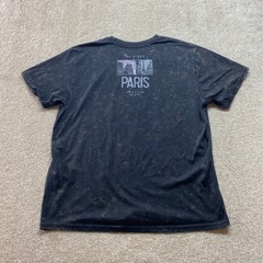 Mighty Fine Shirt Mens 2X Paris Notre Dame Eiffel Tower Graphic Tee Unisex