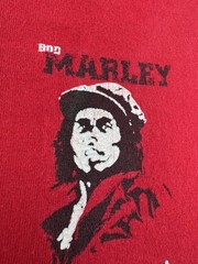 Vintage Bob Marley Zion Rootswear T-Shirt Mens Medium Red 2007 Rasta Reggae