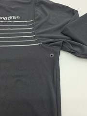 Hang Ten Longsleeve UPF50+ Shirt Men Small Black Spell-out.#39850