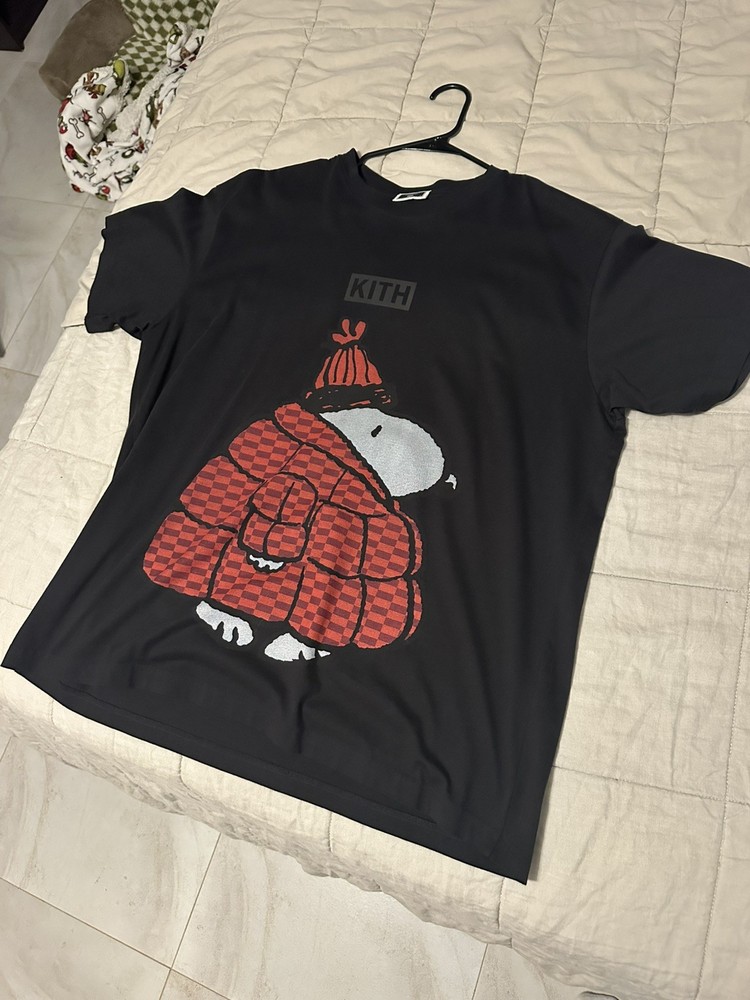Kith For Peanuts Puffer Vintage Tee | XL | Black worn once