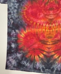 Handmade Ice Tie Dye Adult T-Shirt Size XL Multicolor George Long Length Tee NEW