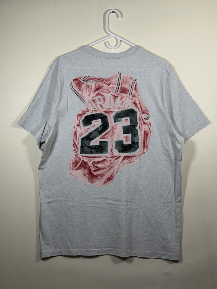 Nike Air Jordan T Shirt Mens XL Blue Jumpman Logo Minimalist Athletic Tee