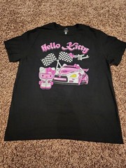 Hello Kitty by Sanrio Tokyo Speed Large Black T-Shirt