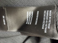 Kenneth Cole Mens Black Long Sleeve Active T-Shirt L Reflective Wicking