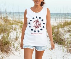 America Patriotic Tank Top