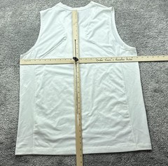 Jordan Shirt Mens XL White Jumpman Training Dri-FIT Tagless Polyester Sleeveless