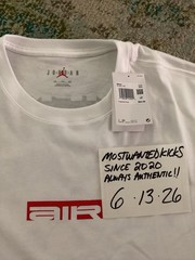 NWT Nike Air Jordan Jumpman “Air” White Graphic Loose Fit T-Shirt Men’s Sz XXL