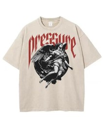 Rhude Horned Goddess Washed Shirt – Goth Streetwear Graphic Tee- FREE SHIPPING