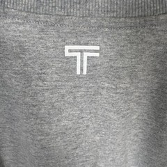 TUMI Long Sleeve T Shirt Mens Size XL Crewneck Air India Gray Travel