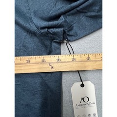 Anderson Ord Butter T Long Sleeve Shirt Navy Heather Mens XL Performance