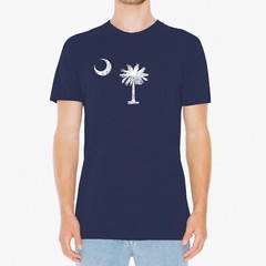 South Carolina Flag State Pride Premium Triblend Mens T-Shirt – Vintage Navy