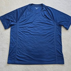 Performance Athletic Tee Shirt Men’s XL Blue Moisture Wicking