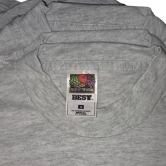 Lot of 6 Vintage Fruit Of The Loom BEST T-Shirt IRR Single Stitched USA NOS