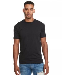 Next Level Apparel Men’s Crew Neck T-Shirt Soft Basic T Shirt – Black S Lot 12