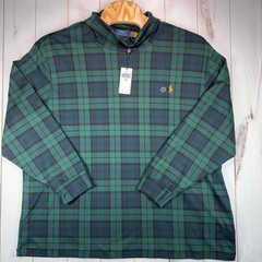 Polo Ralph Lauren Blackwatch Plaid Soft Cotton Turtleneck 3XB Pony NEW $98.50