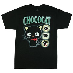 Sanrio Hello Kitty Shirt Men’s Chococat Waving Short Sleeve Graphic Tee