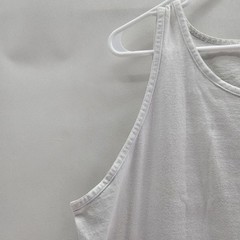 Hardrock Cafe San Juan Men Chest Size 42 Inches White Sleeveless Cotton T-shirt