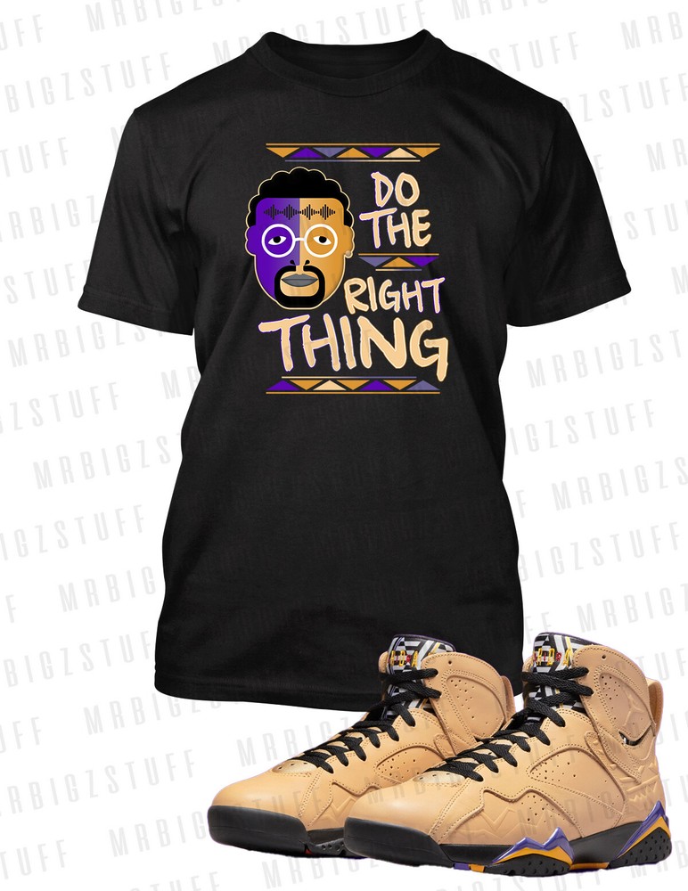Mens Do the Right Thing Graphic Sneaker Tee Shirt to Match J7 Boot Spike Lee