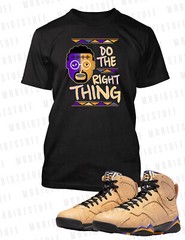 Mens Do the Right Thing Graphic Sneaker Tee Shirt to Match J7 Boot Spike Lee