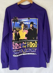 Boyz N The Hood South Central Increase The Peace Purple Long Slv T-Shirt Sz S/M