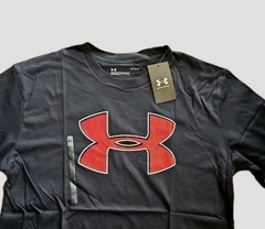 Under Armour Men’s T-Shirt Short Sleeve Athletic UA Logo Graphic Cotton Shirt L.