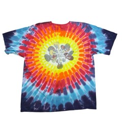 1990s Woodstock T Shirt 3XL Tie Dye 1999 Music Festival Hippie Tour Band